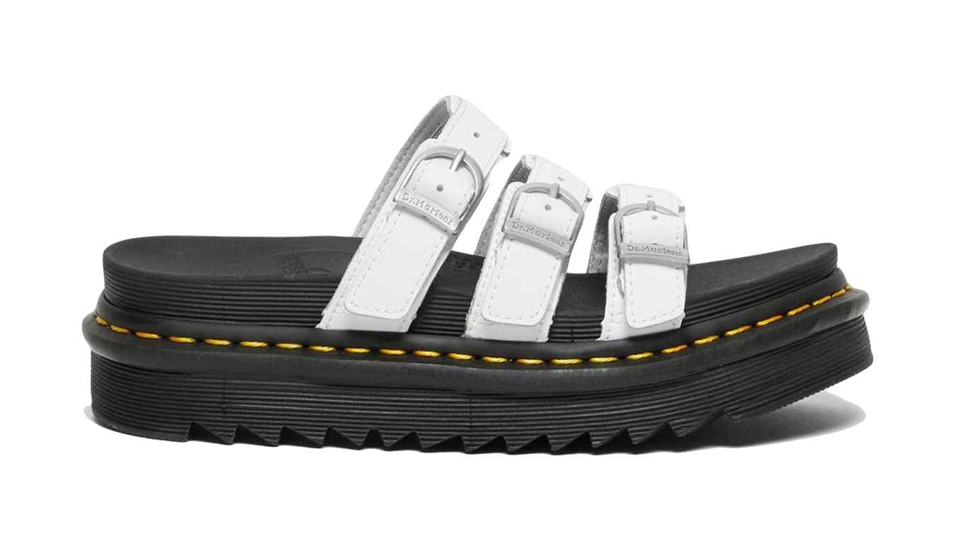 Image of Dr Martens Blaire Slide Leather Sandals RO