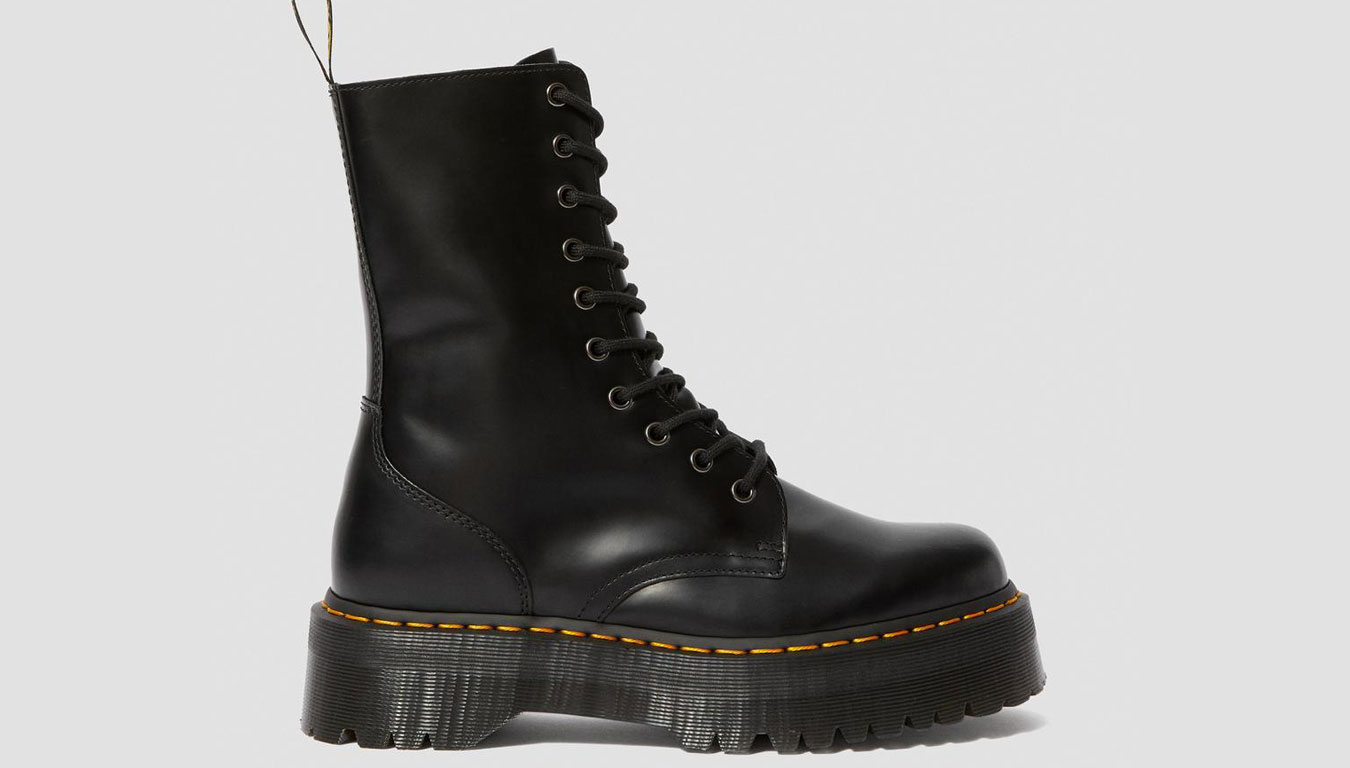 Image of Dr Martens Jadon Hi Leather Platform Boots HU