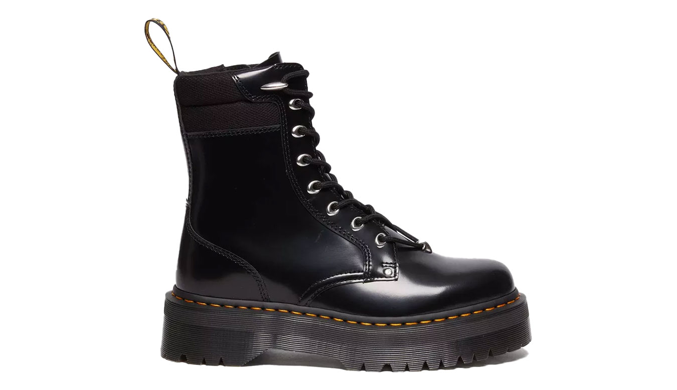 Image of Dr Martens Jadon II Boot Hardware Buttero Leather Platforms DE