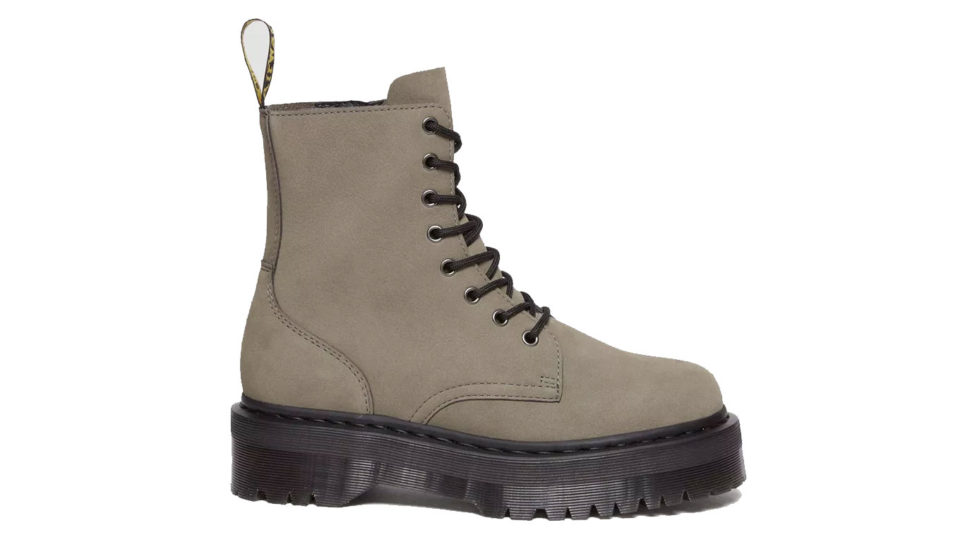 Image of Dr Martens Jadon Milled Nubuck Platform Boots SK