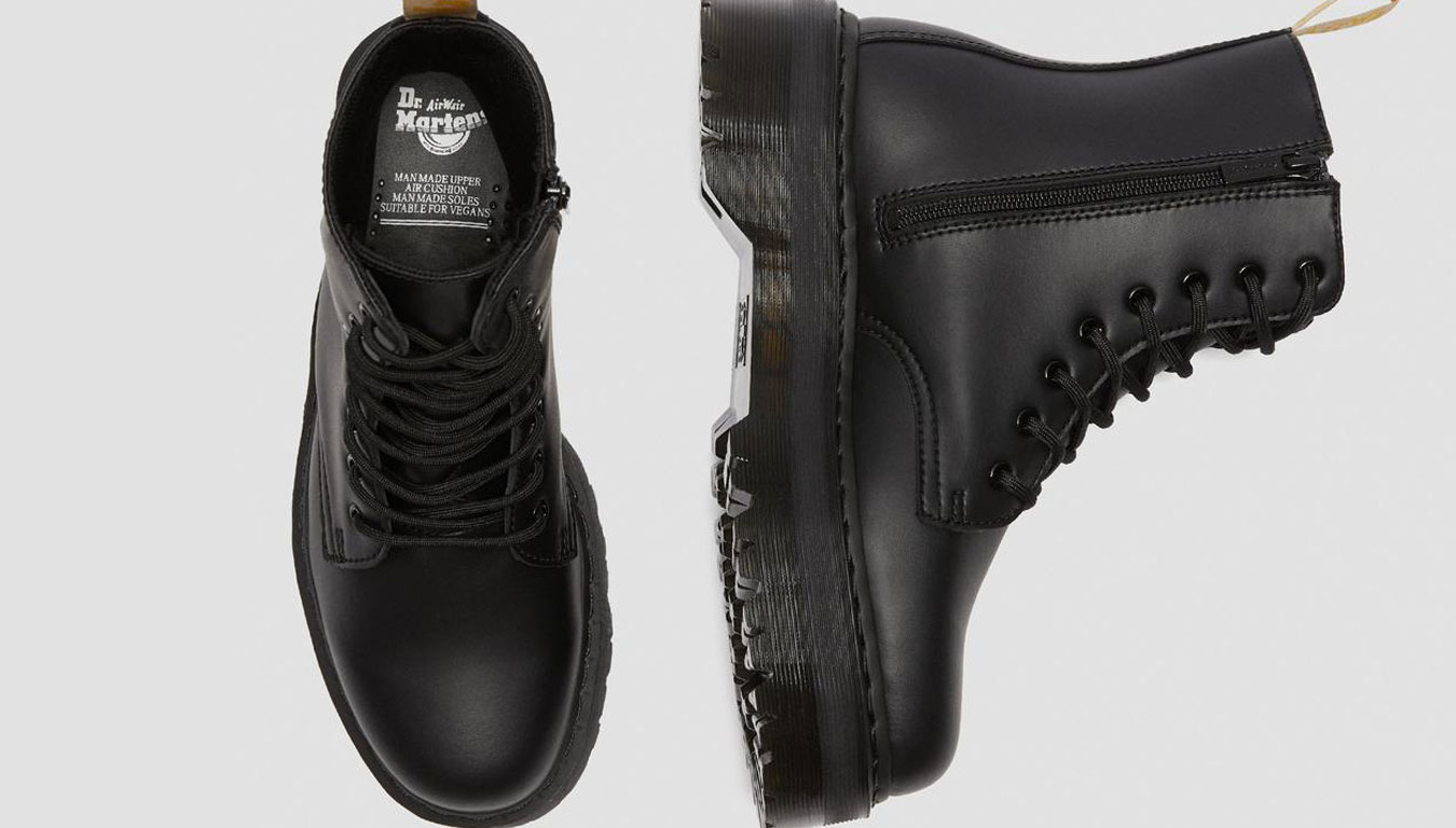 Image of Dr Martens Vegan Jadon II Mono Platform Boots DE