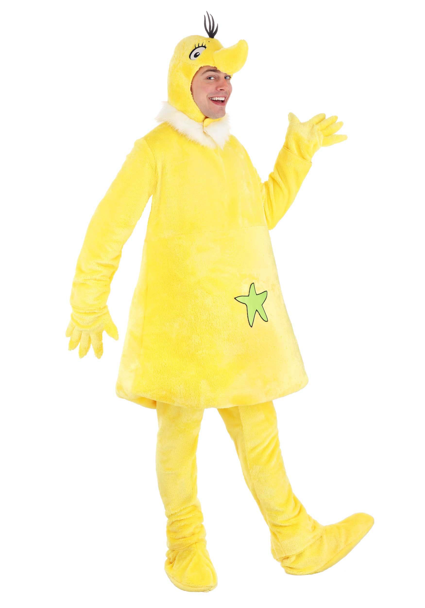 Image of Dr Seuss Star Bellied Sneetch Costume for Adults ID EL453112AD-M