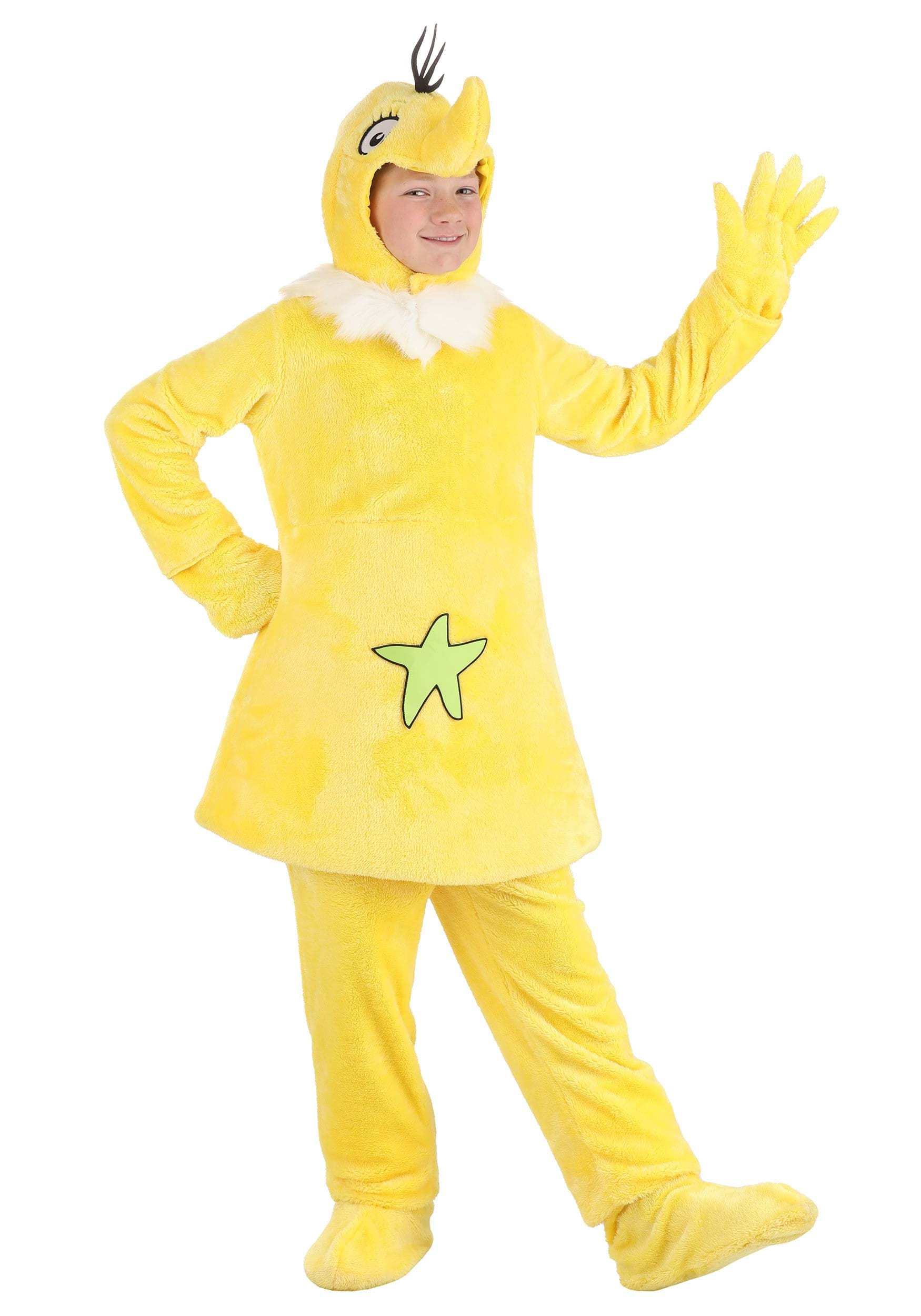 Image of Dr Seuss Star Bellied Sneetch Kid's Costume ID EL453111CH-XS