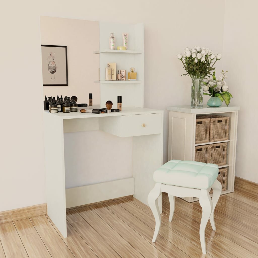 Image of Dressing Table Chipboard 295"x157"x555" White