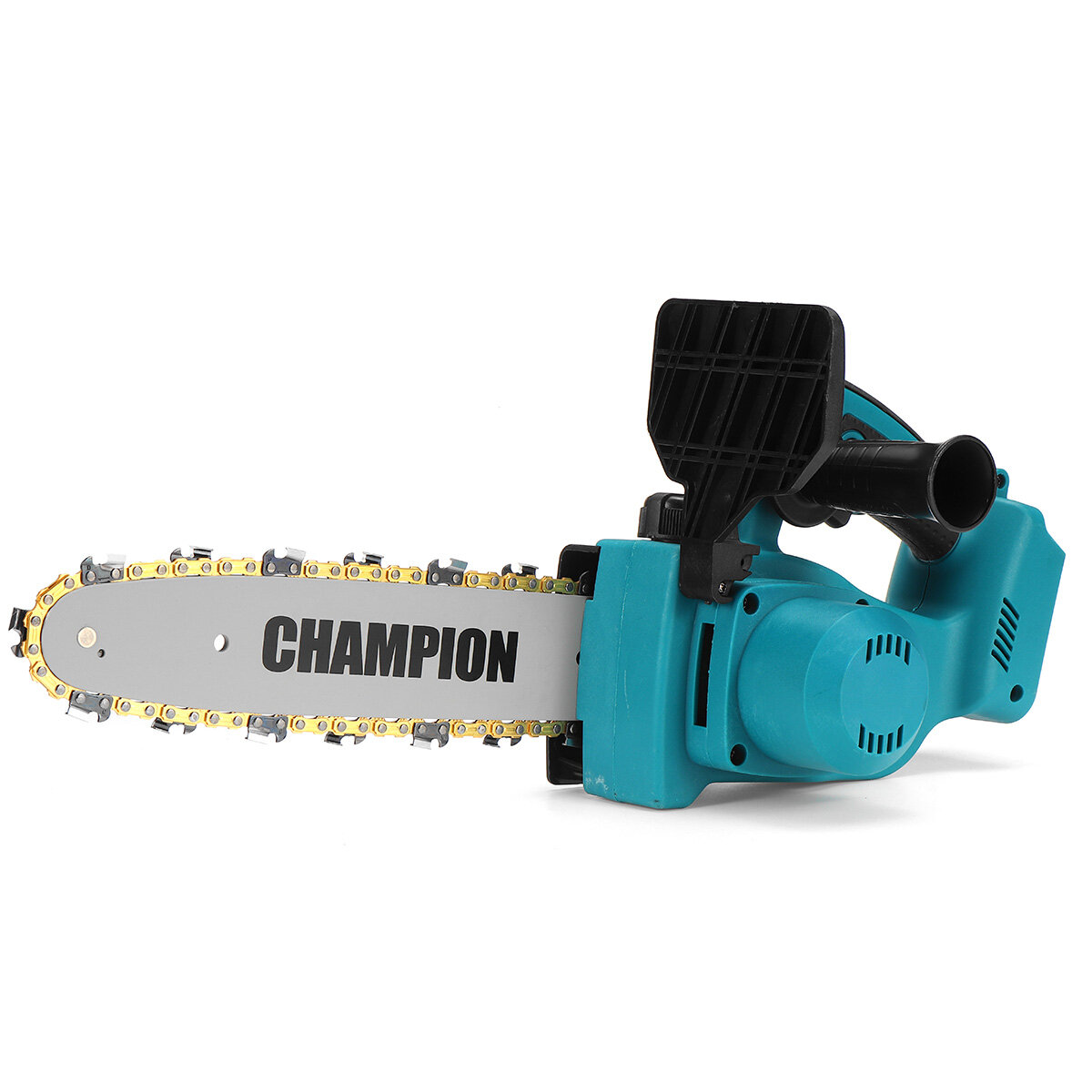 Image of Drillpro 10Inch Cordless Brushless Electric Chain Saw Woodworking Wood Cutter For Makita Battery W/ Plastic Box