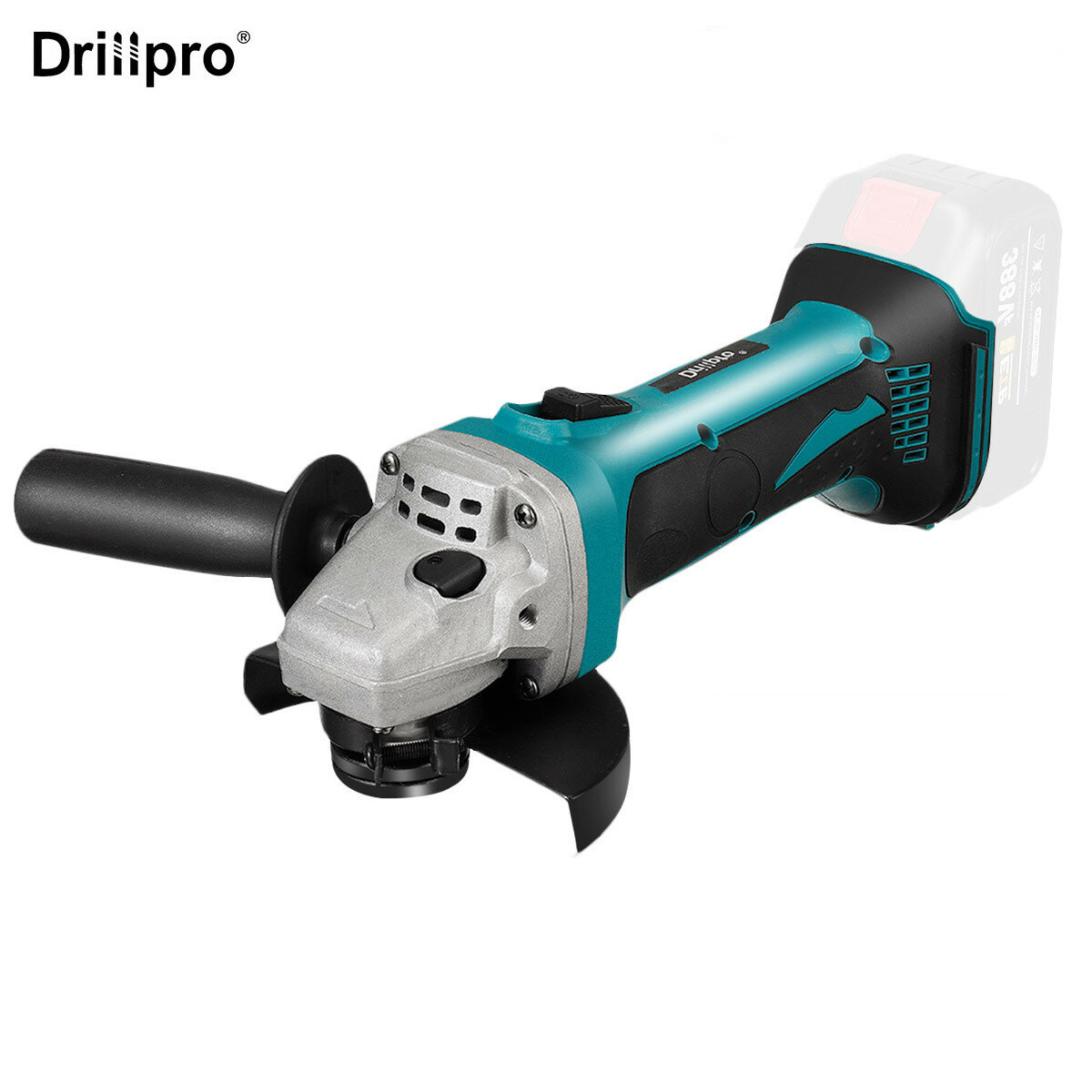 Image of Drillpro 388VF 125mm Blue+Balck Brushless Motor 8500rpm 800W Compact Lithium Electric Polisher