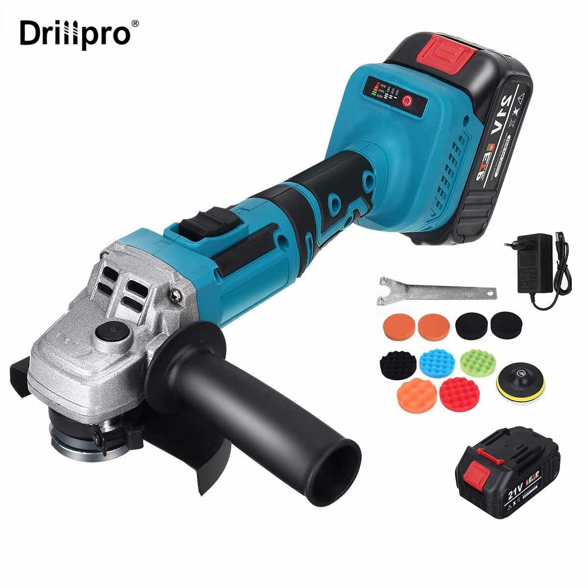 Image of Drllpro 800w 21v 5 Inch 10000rpm 6000mah Lithium Battery Electric Polisher For Car Polishing Clean The Sink And Tub Sand