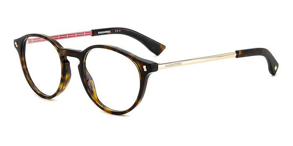 Image of Dsquared2 D2 0056 086 Óculos de Grau Tortoiseshell Masculino BRLPT