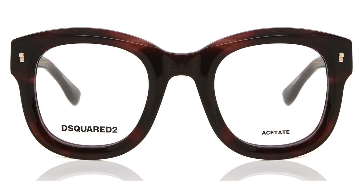 Image of Dsquared2 D2 0091 EX4 Óculos de Grau Marrons Masculino PRT