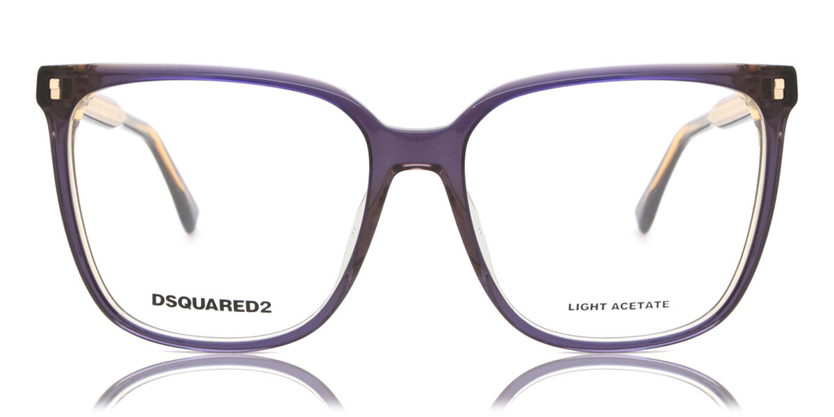 Image of Dsquared2 D2 0115 S2N Óculos de Grau Purple Feminino PRT