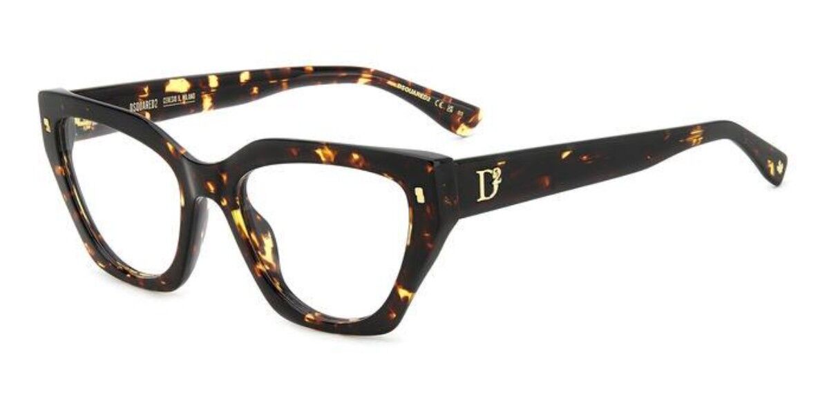 Image of Dsquared2 D2 0117 086 Óculos de Grau Tortoiseshell Feminino PRT