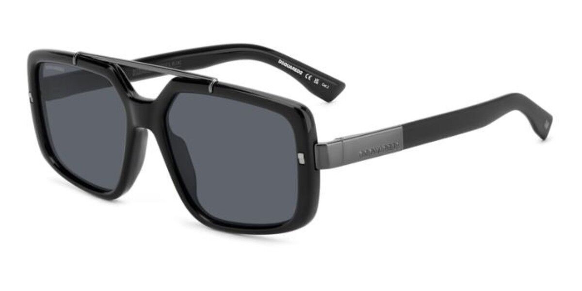 Image of Dsquared2 D2 0120/S 807/IR Óculos de Sol Pretos Masculino BRLPT