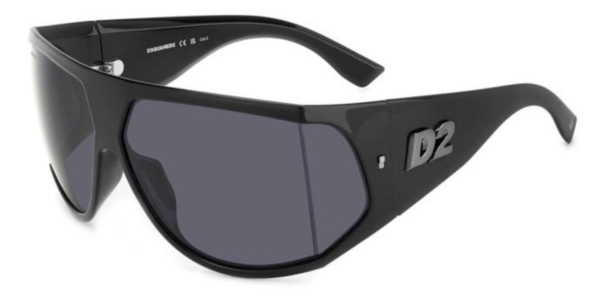 Image of Dsquared2 D2 0124/S ANS/IR Óculos de Sol Pretos Masculino BRLPT