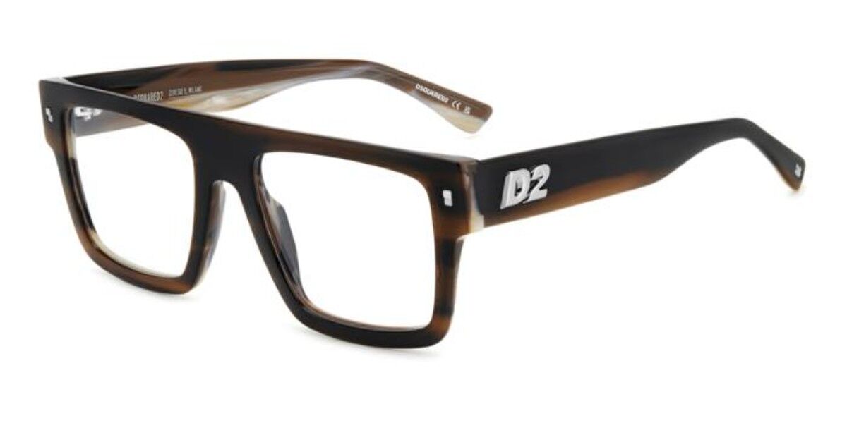 Image of Dsquared2 D2 0147 EX4 54 Brazowe Meskie Okulary Korekcyjne PL