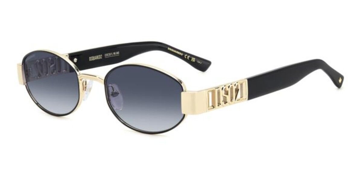 Image of Dsquared2 D2 0155/S 0NZ/08 53 Lunettes De Soleil Homme Noires FR