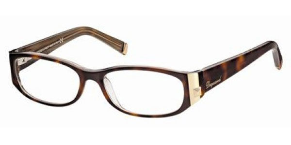 Image of Dsquared2 DQ5053 052 Óculos de Grau Tortoiseshell Masculino PRT