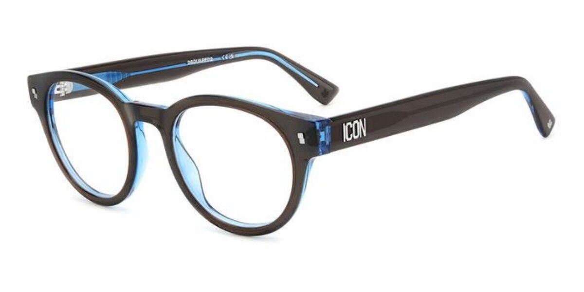 Image of Dsquared2 ICON 0014 3LG 49 Brazowe Meskie Okulary Korekcyjne PL