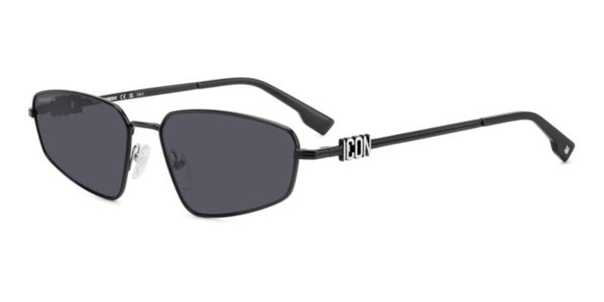 Image of Dsquared2 ICON 0015/S 807/IR Óculos de Sol Masculino Pretos BRLPT