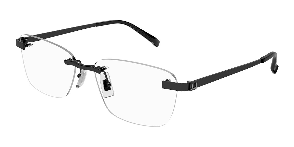 Image of Dunhill DU0038OA Asian Fit 001 Óculos de Grau Pretos Masculino PRT