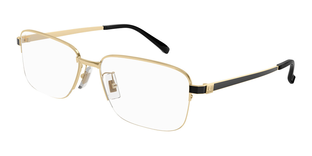 Image of Dunhill DU0040OA Asian Fit 006 Óculos de Grau Dourados Masculino PRT