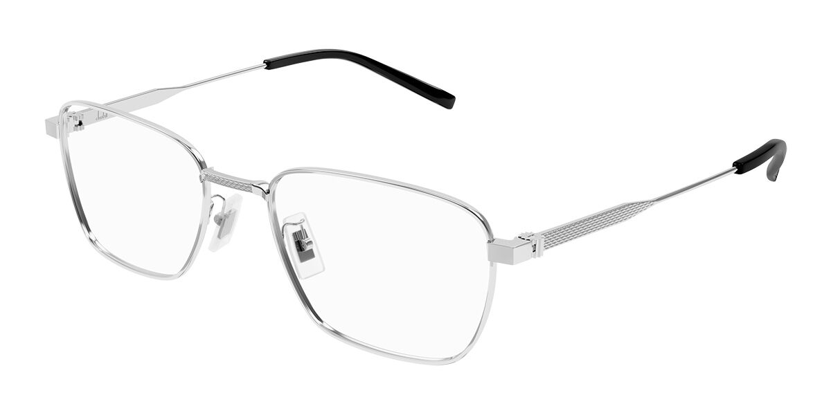Image of Dunhill DU0062OA Asian Fit 004 Óculos de Grau Prata Masculino PRT