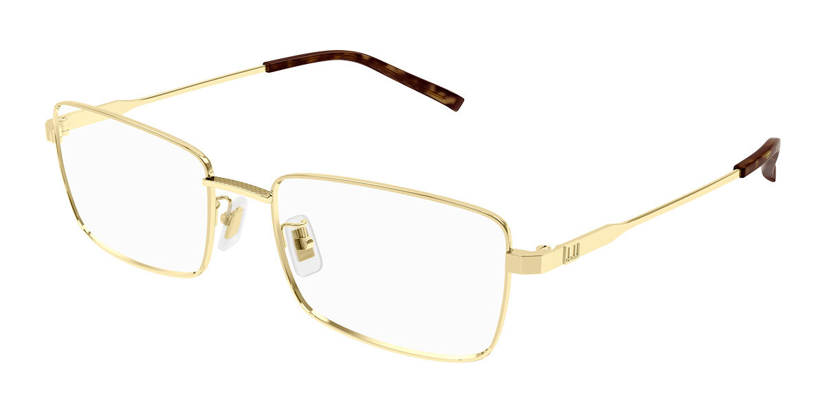 Image of Dunhill DU0068OA Asian Fit 003 Óculos de Grau Dourados Masculino PRT