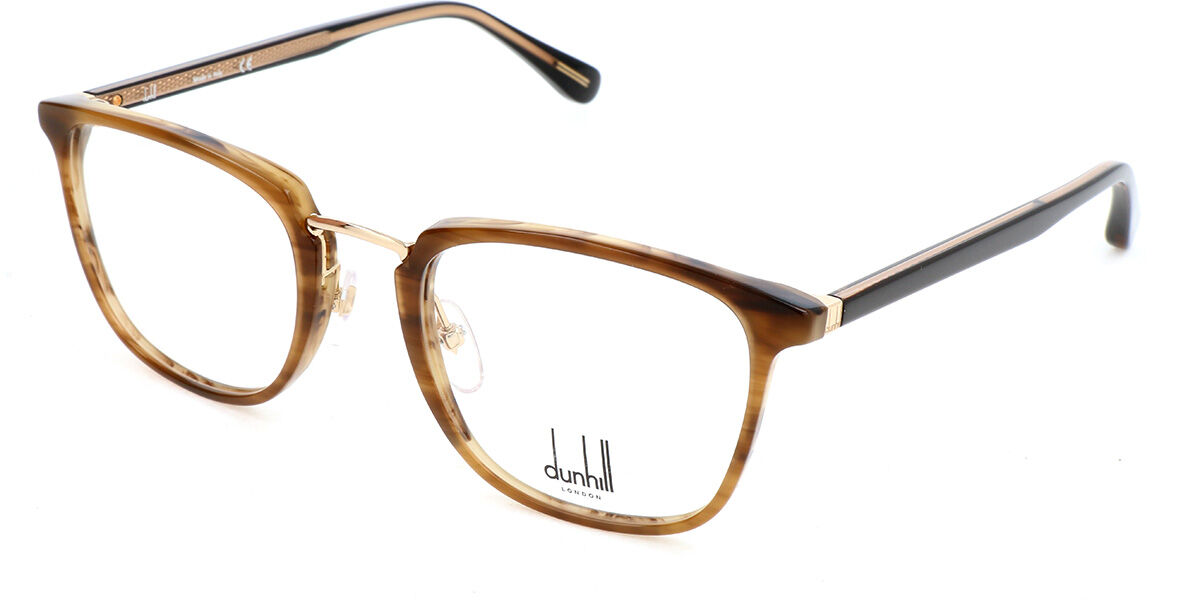 Image of Dunhill VDH163 06YH Óculos de Grau Marrons Masculino BRLPT