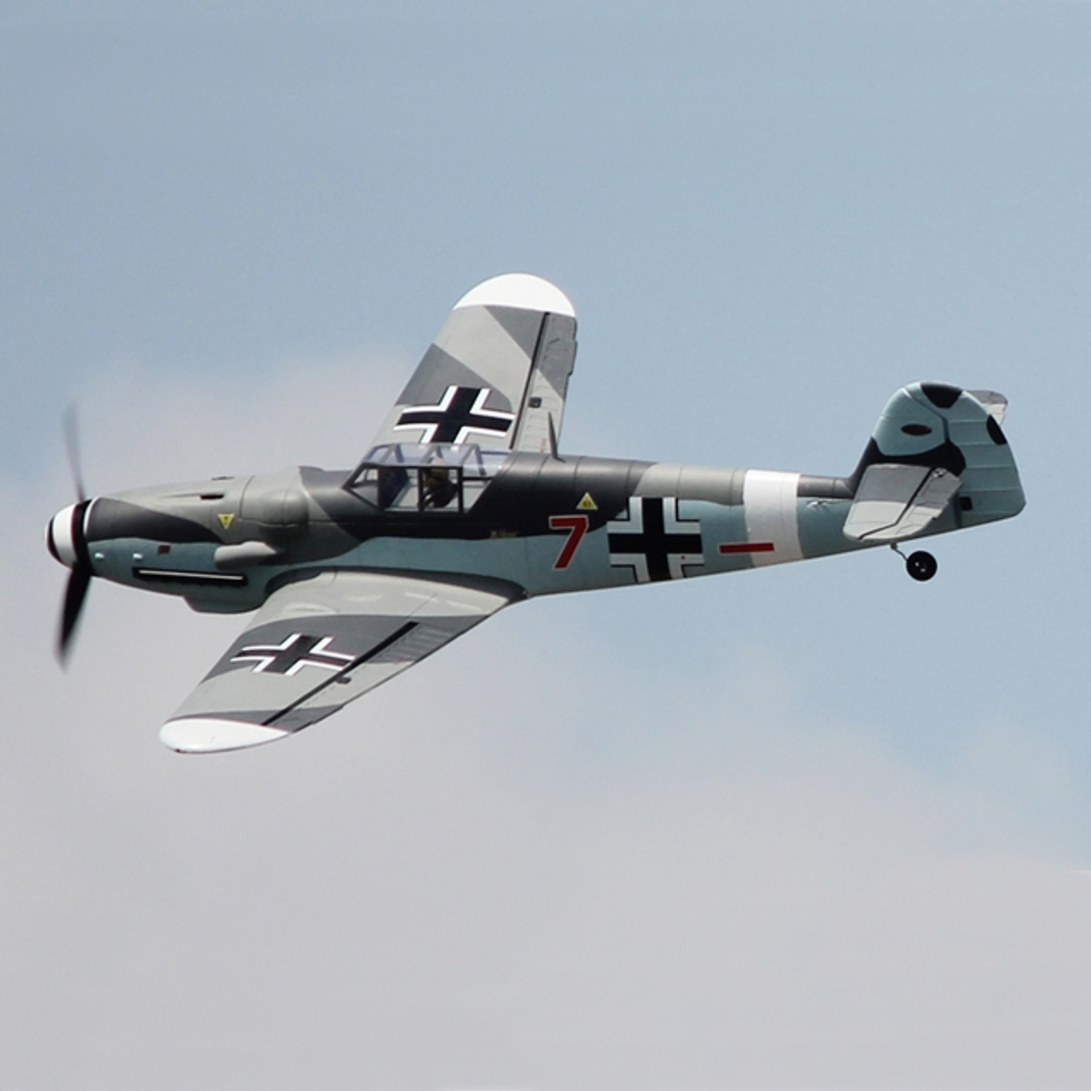 Image of Dynam BF-109 V2 1270mm Wingspan EPO RC Airplane Warbird PNP With Upgraded Power System & Flaps