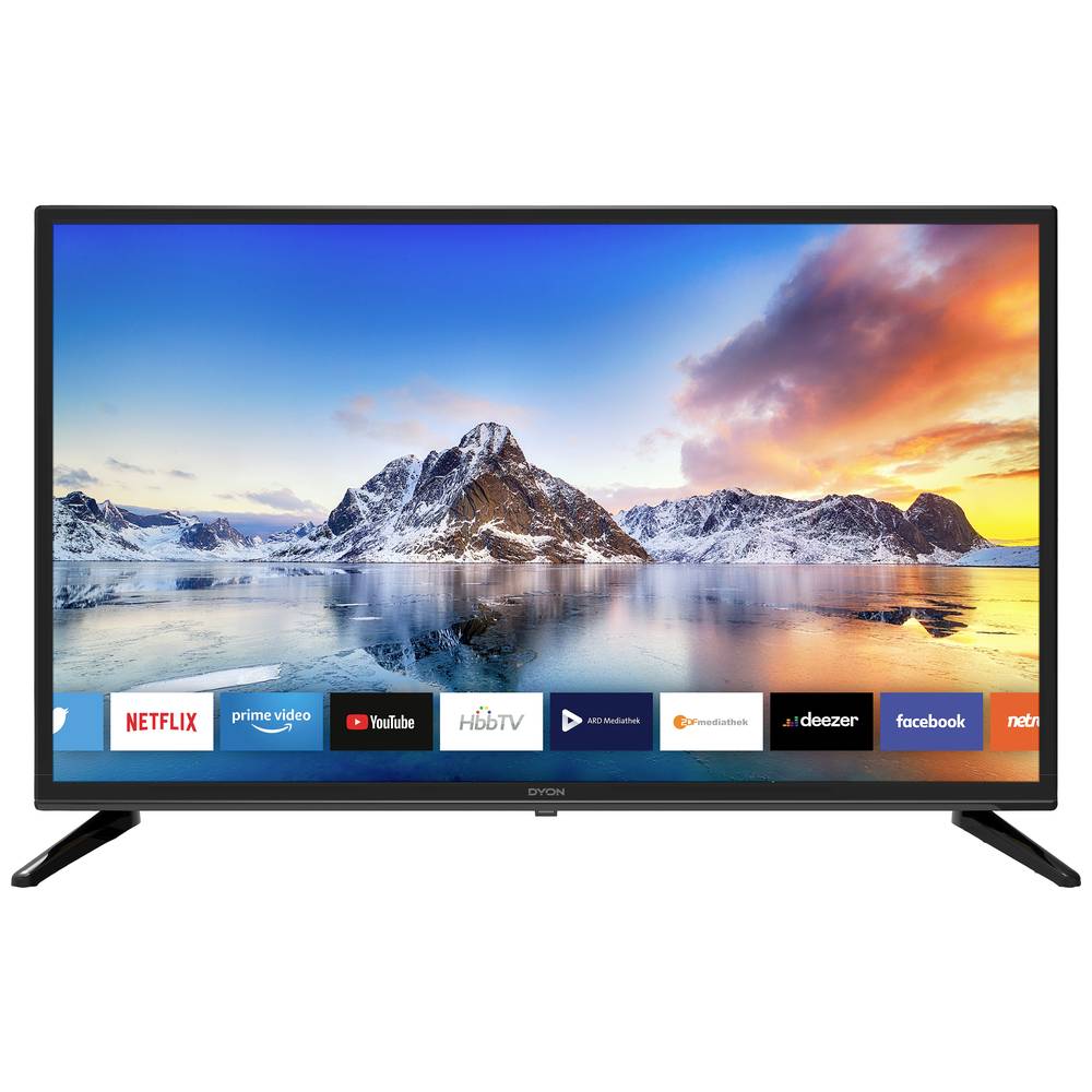 Image of Dyon DYON Smart 32 XT LED TV 80 cm 315 inch EEC F (A - G) DVB-T2 DVB-C DVB-S HD ready Smart TV Wi-Fi CI+ Black