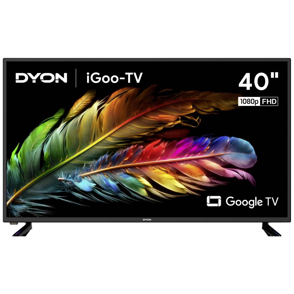 Image of Dyon iGoo-TV 40F LED TV 1016 cm 40 inch EEC F (A - G) CI+ DVB-C DVB-S2 DVB-T2 Full HD Smart TV Wi-Fi Black