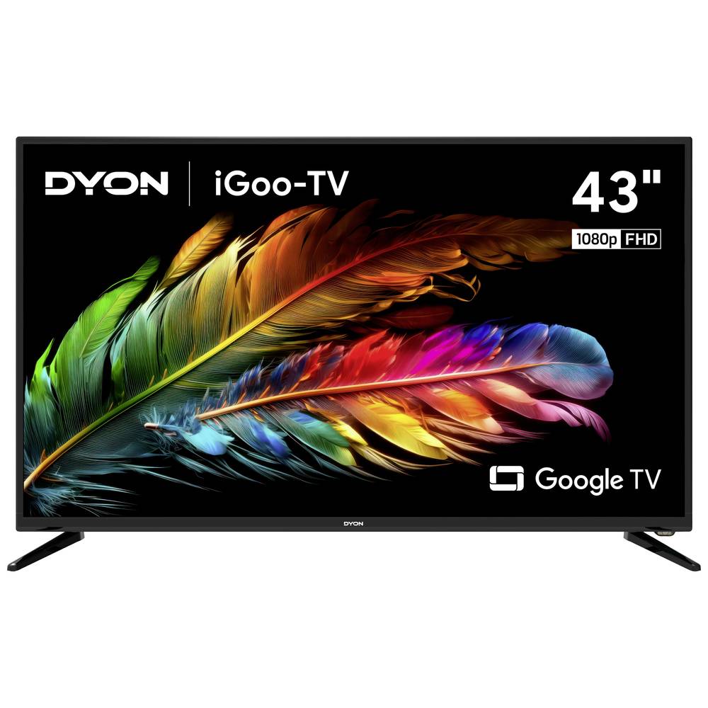 Image of Dyon iGoo-TV 43F LED TV 1092 cm 43 inch EEC F (A - G) CI+ DVB-C DVB-S2 DVB-T2 Full HD Smart TV Wi-Fi Black