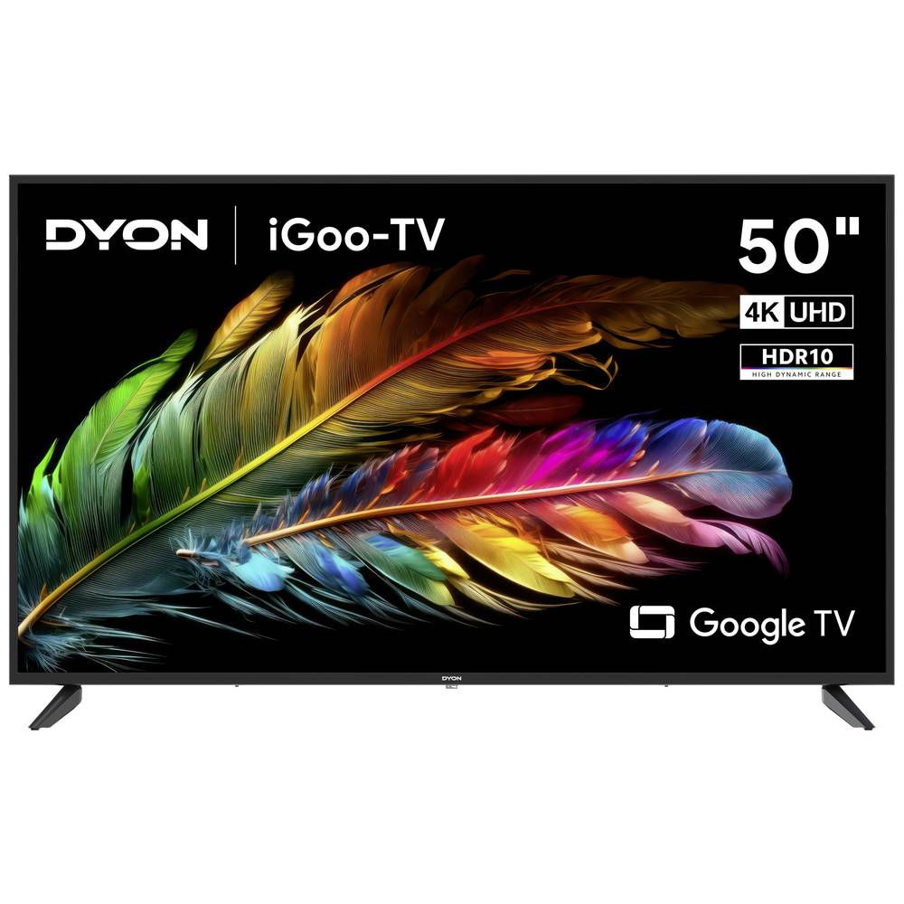 Image of Dyon iGoo-TV 50U LED TV 127 cm 50 inch EEC F (A - G) CI+ DVB-C DVB-S2 DVB-T2 Smart TV UHD Wi-Fi Black