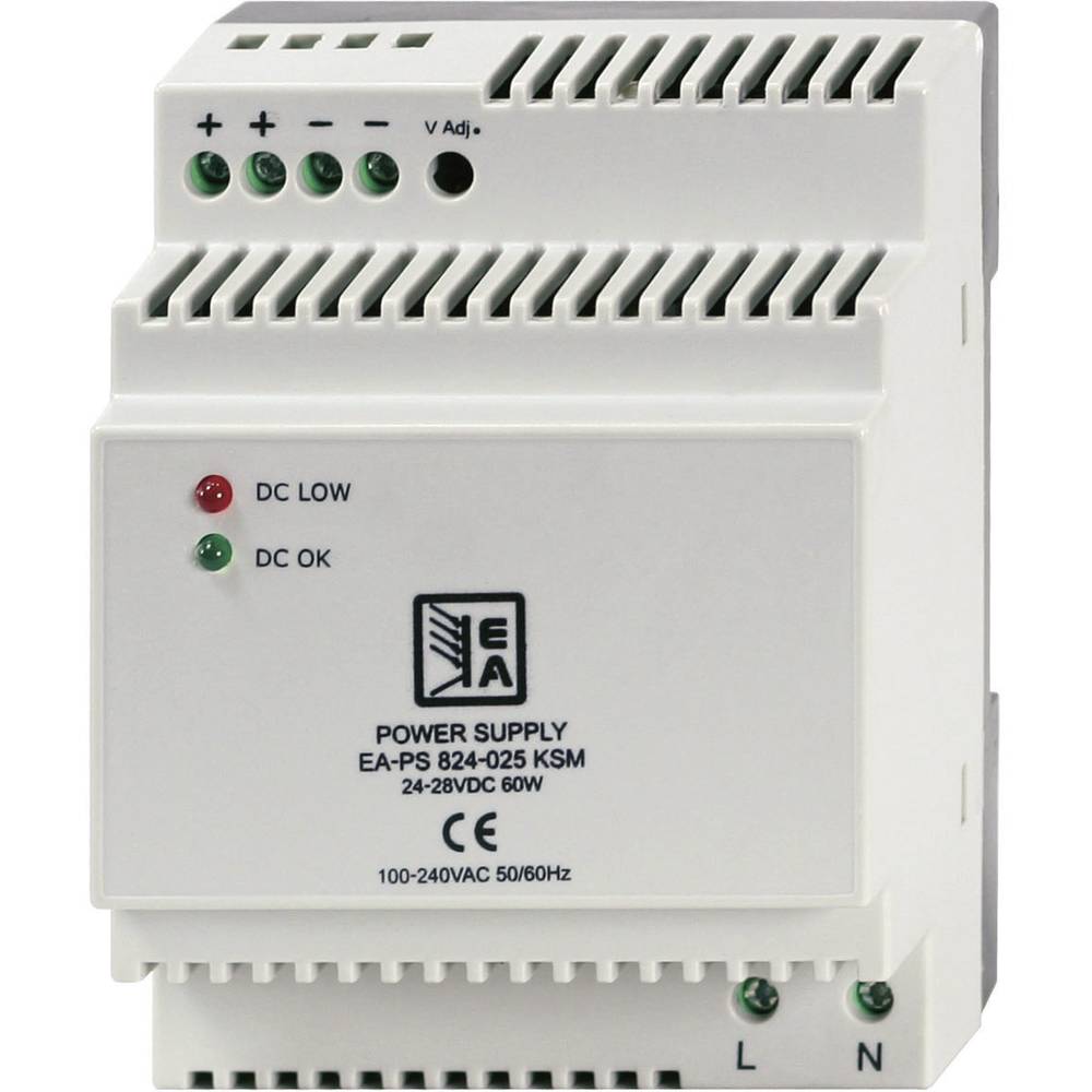 Image of EA Elektro Automatik EA-PS 812-045 KSM Rail mounted PSU (DIN) 45 A 60 W No of outputs:1 x Content 1 pc(s)