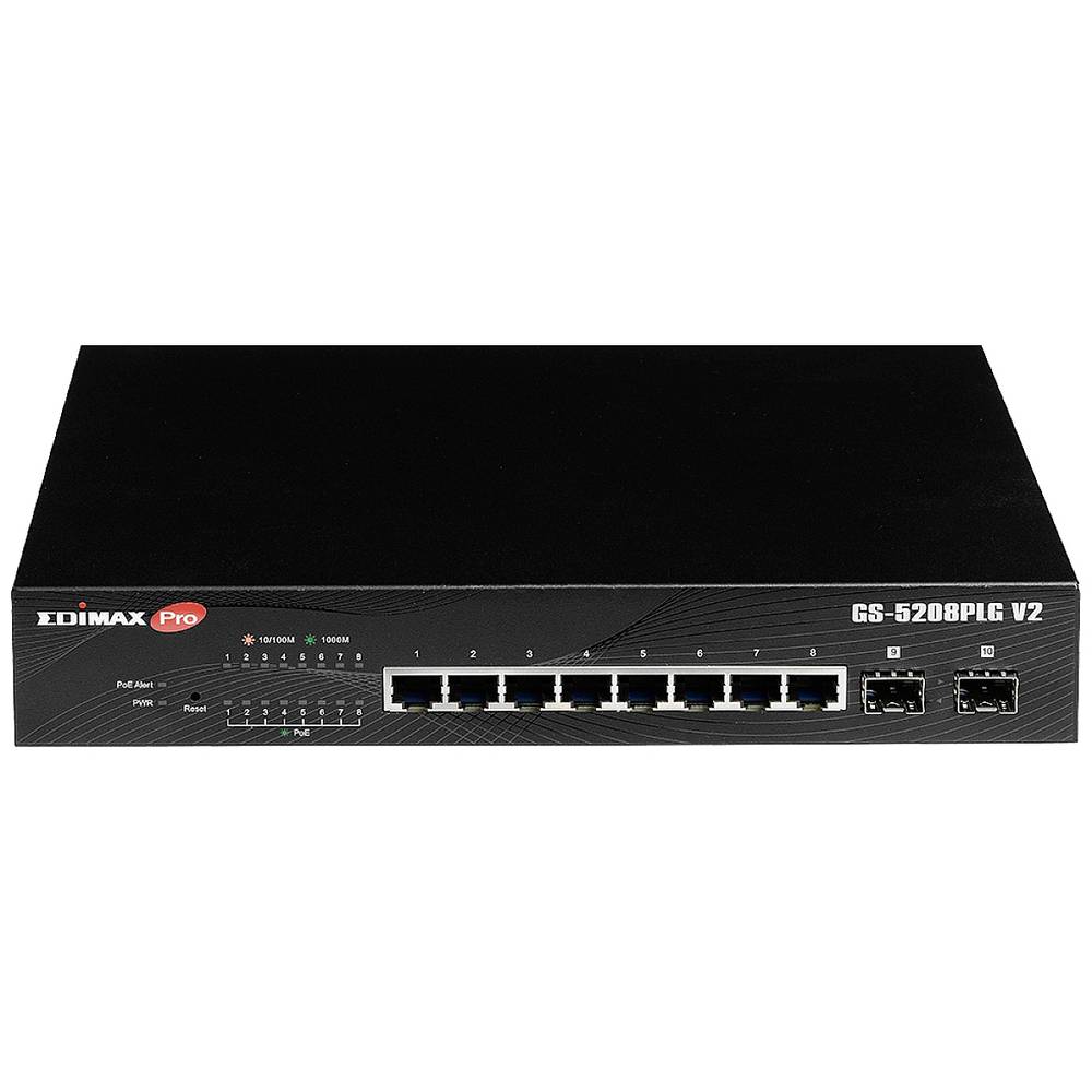Image of EDIMAX GS-5208PLG V2 Network switch 8 + 2 ports