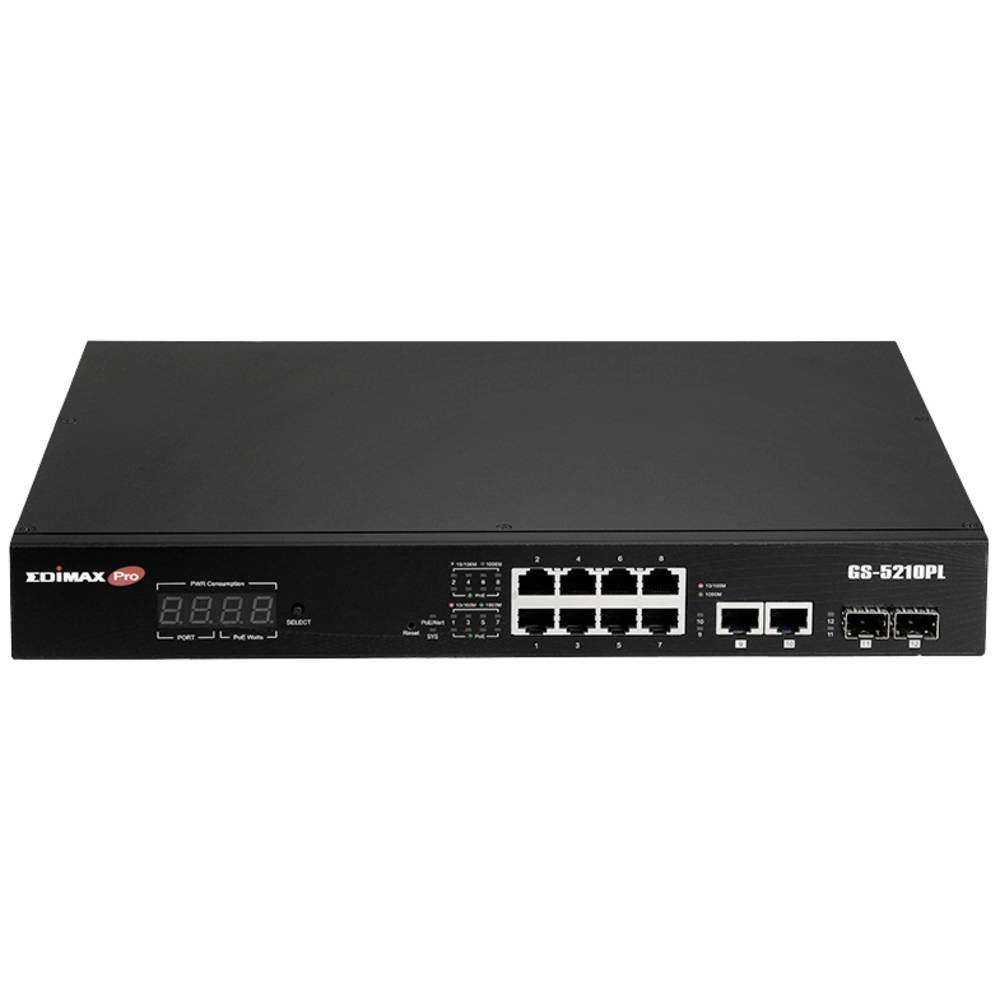 Image of EDIMAX GS-5210PL Network switch 10 ports