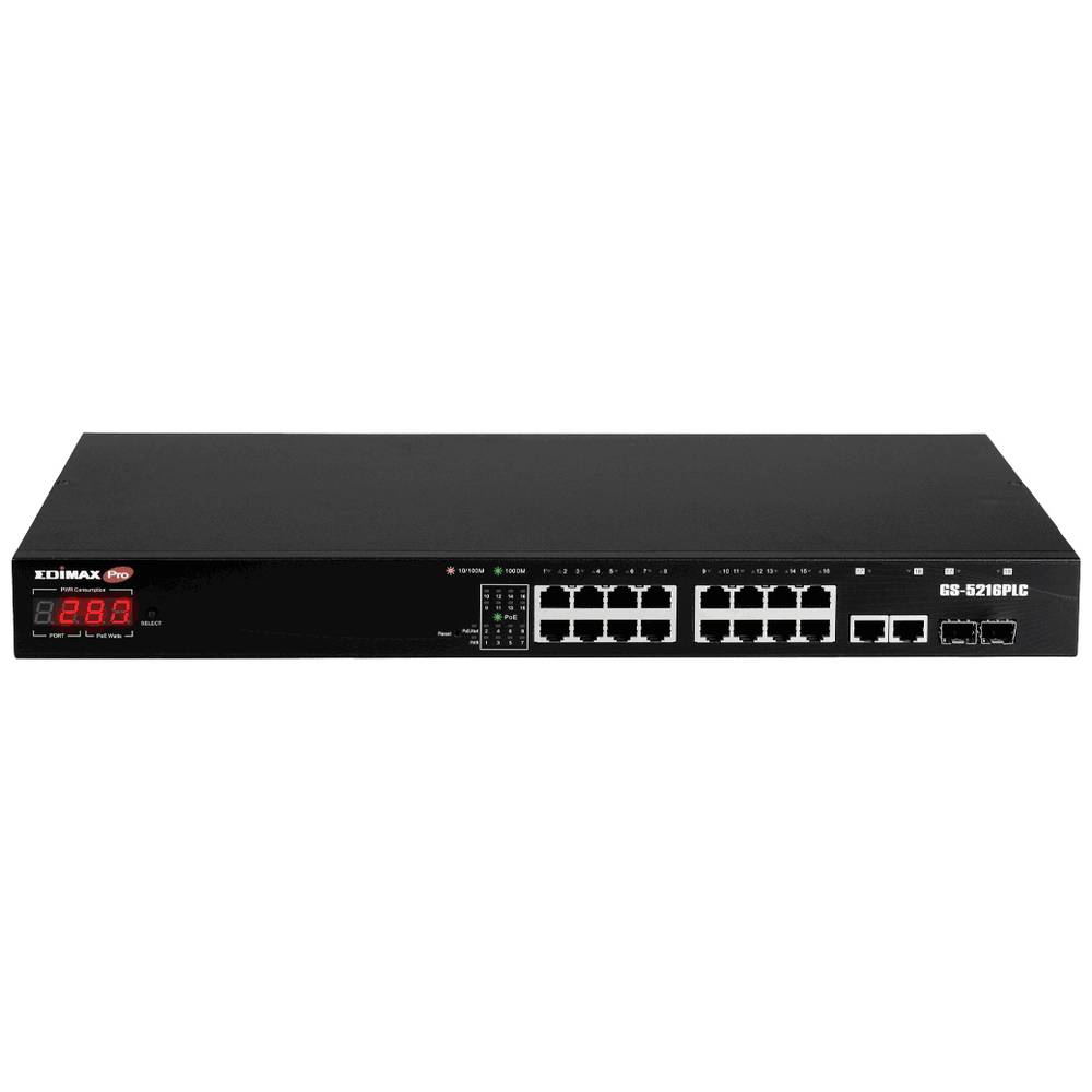 Image of EDIMAX GS-5216PLC Network switch 16 + 2 ports
