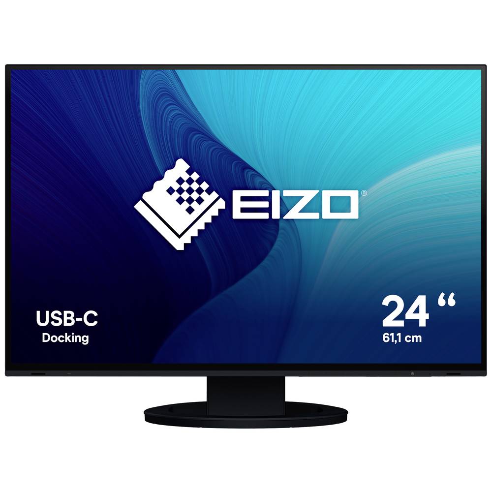 Image of EIZO EV2485-BK LED EEC C (A - G) 612 cm (241 inch) 1920 x 1200 p 16:10 5 ms DisplayPort HDMIâ¢ USB-CÂ® USB 32 1st