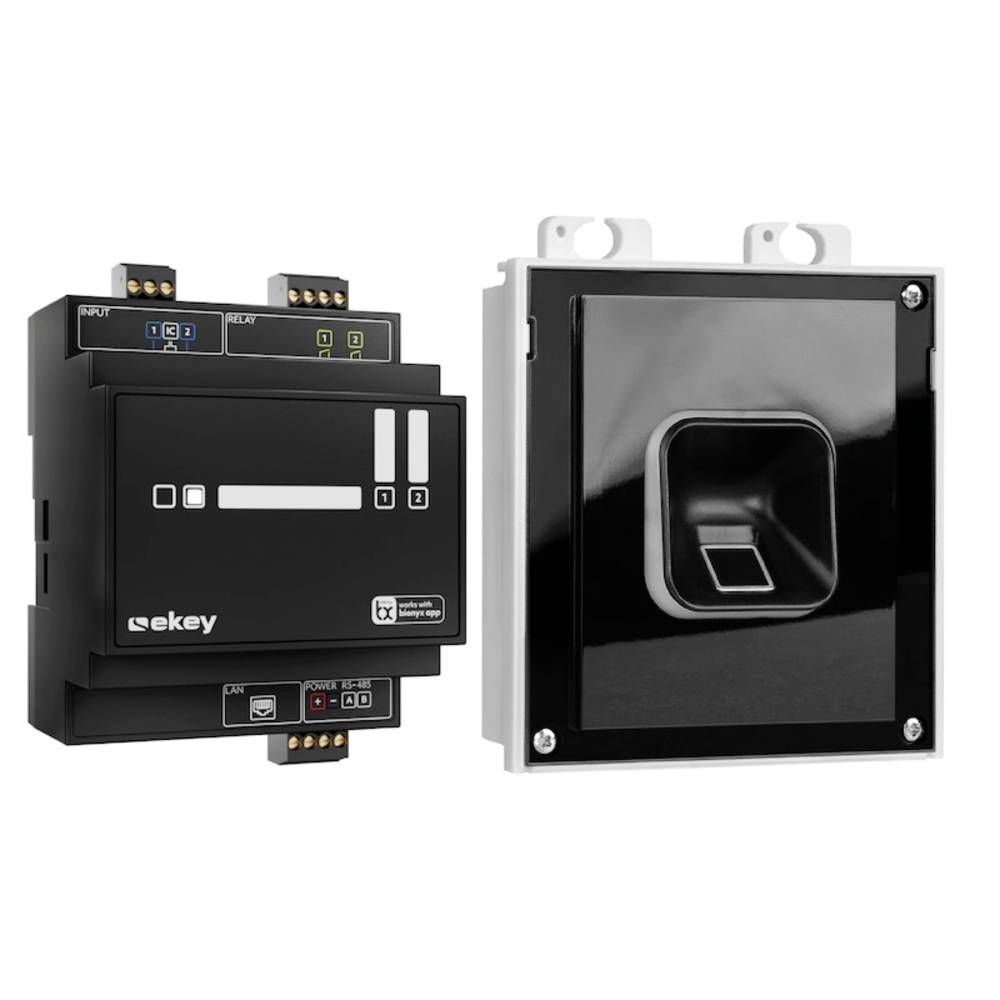 Image of EKEY 204708 Fingerprint access system DIN rail IP54