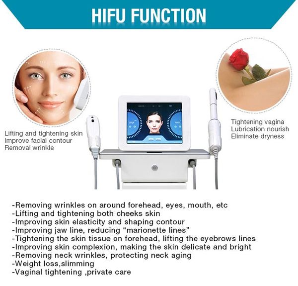 Image of ENH 564869697 portable high intensity focused ultrasound hifu machine face eyelid lift body skin vaginal tighten wrinkle removal reduce forehead lines