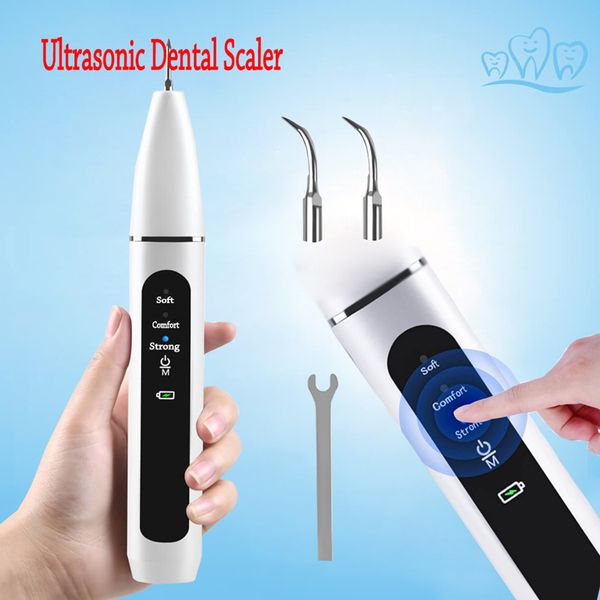 Image of ENH 577150285 waterless teeth cleaning tools for oral hygiene whitenings stains calculus tartar scaler portable rechargeable high-frequency vibration 3 ge