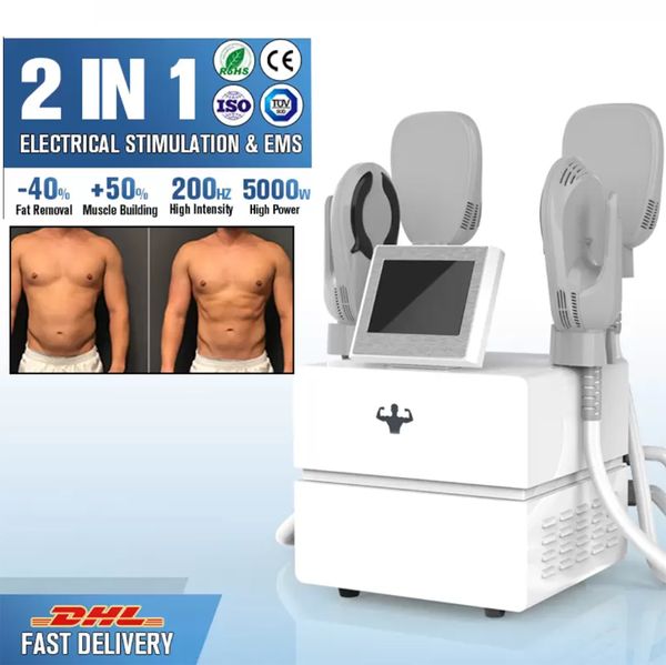 Image of ENH 757769058 deskslimming instrument 4 air-cooled magnetic hip shaping instrument ems micro-electric beauty salon