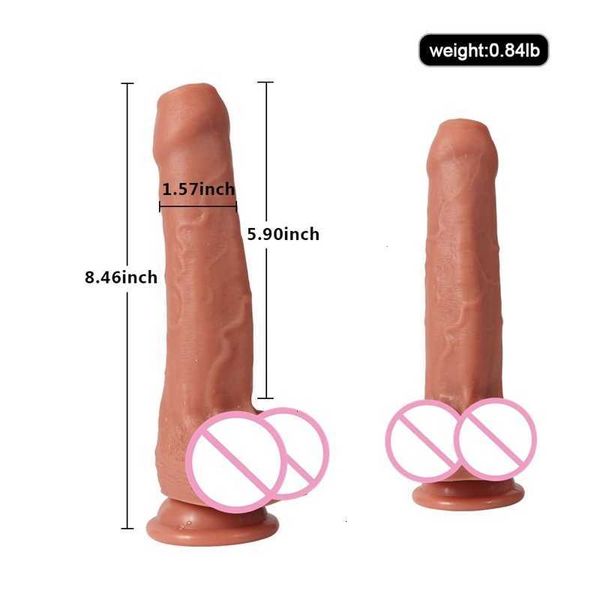 Image of ENH 812416686 toy massager massager b30 double skin bag leather liquid silicone simulation penis women&#039s masturbation product motorcycle flute