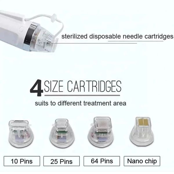 Image of ENH 813691784 rf equipment disposable needle consumable cartridge needle beauty fractional microneedle 10 needles 25 64 nano pins 5 pcs