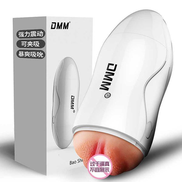 Image of ENH 825947924 toy massager dmm third generation men&#039s wearing aircraft cup fully automatic penis extraction and insertion gun double headed vibration