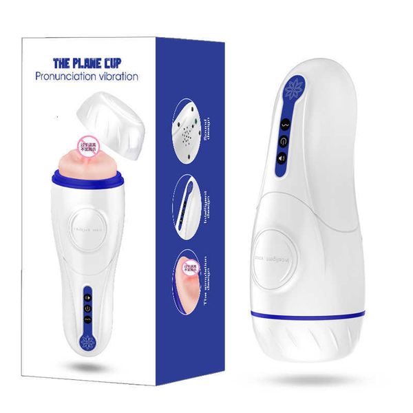 Image of ENH 825956471 toy massager fried essence love bath automatic aircraft cup sucking strong shock heating pronunciation male masturbator fun products