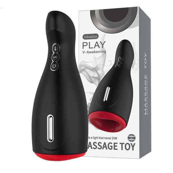 Image of ENH 826154728 toy massager ayy cool knight air cup fully automatic warming male masturbation ding exercise mouth products
