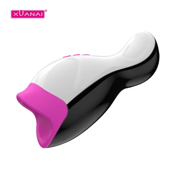 Image of ENH 826161084 toy massager xuan ai intelligent heating electric mengna oral cup fully automatic aircraft vibration exercise male products