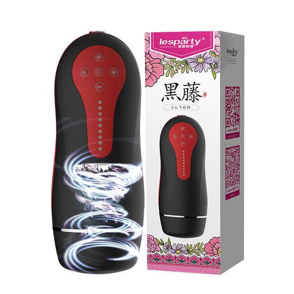 Image of ENH 826167956 toy massager heiteng full-automatic aircraft cup telescopic heating male masturbator electric model