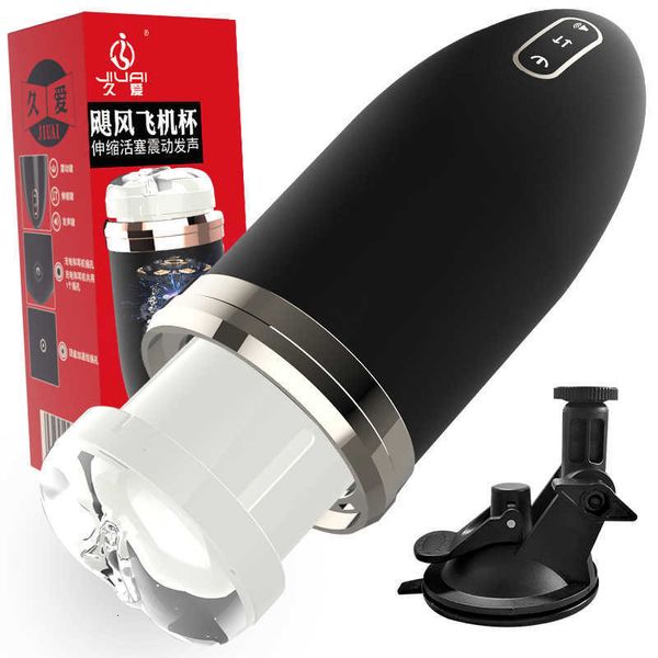 Image of ENH 826198902 jiuai handsaircraft cup gun rack electric fully automatic telescopic male masturbation tools products