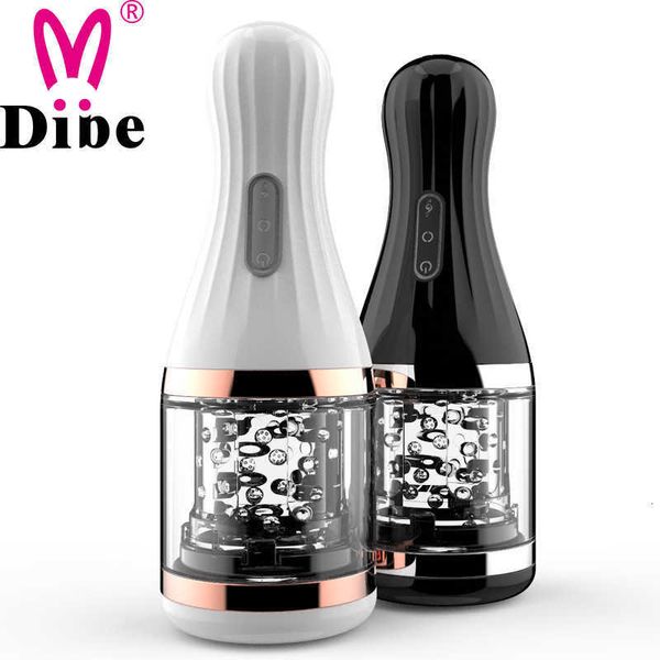 Image of ENH 826589962 toy massager aircraft cup electric male products masturbation training happy machine fully automatic rotating transparent